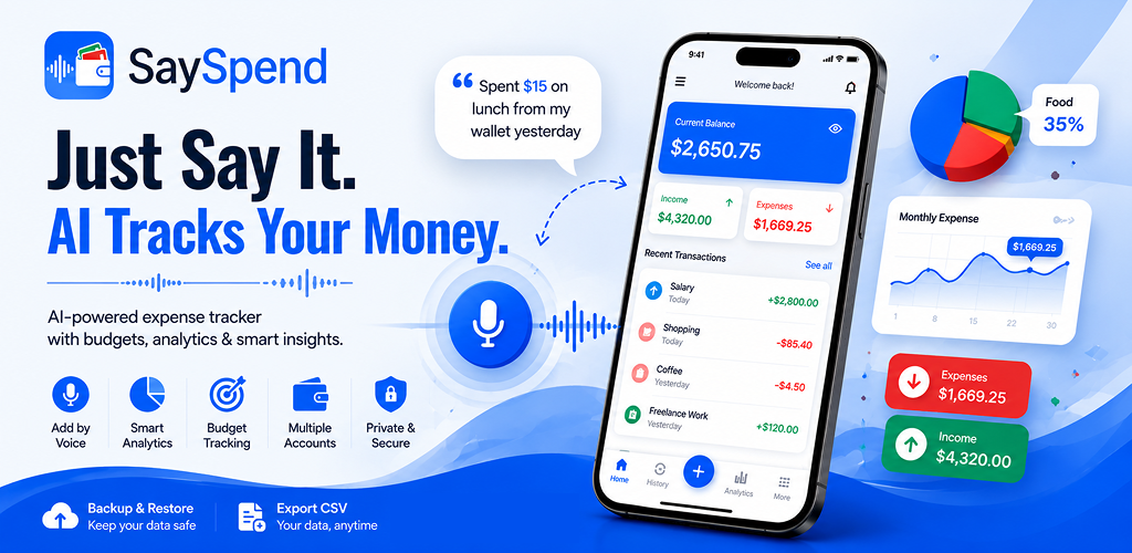 Best Expense Tracker 2026: No Login Required + Voice-Powered Hands-Free Budgeting